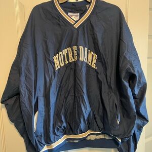 Reebok Blue Notre Dame Pullover